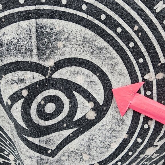 All Time Low Adult XL Sweatshirt Gildan Premium Splatter Missing You Graphic Tie - Picture 6 of 11